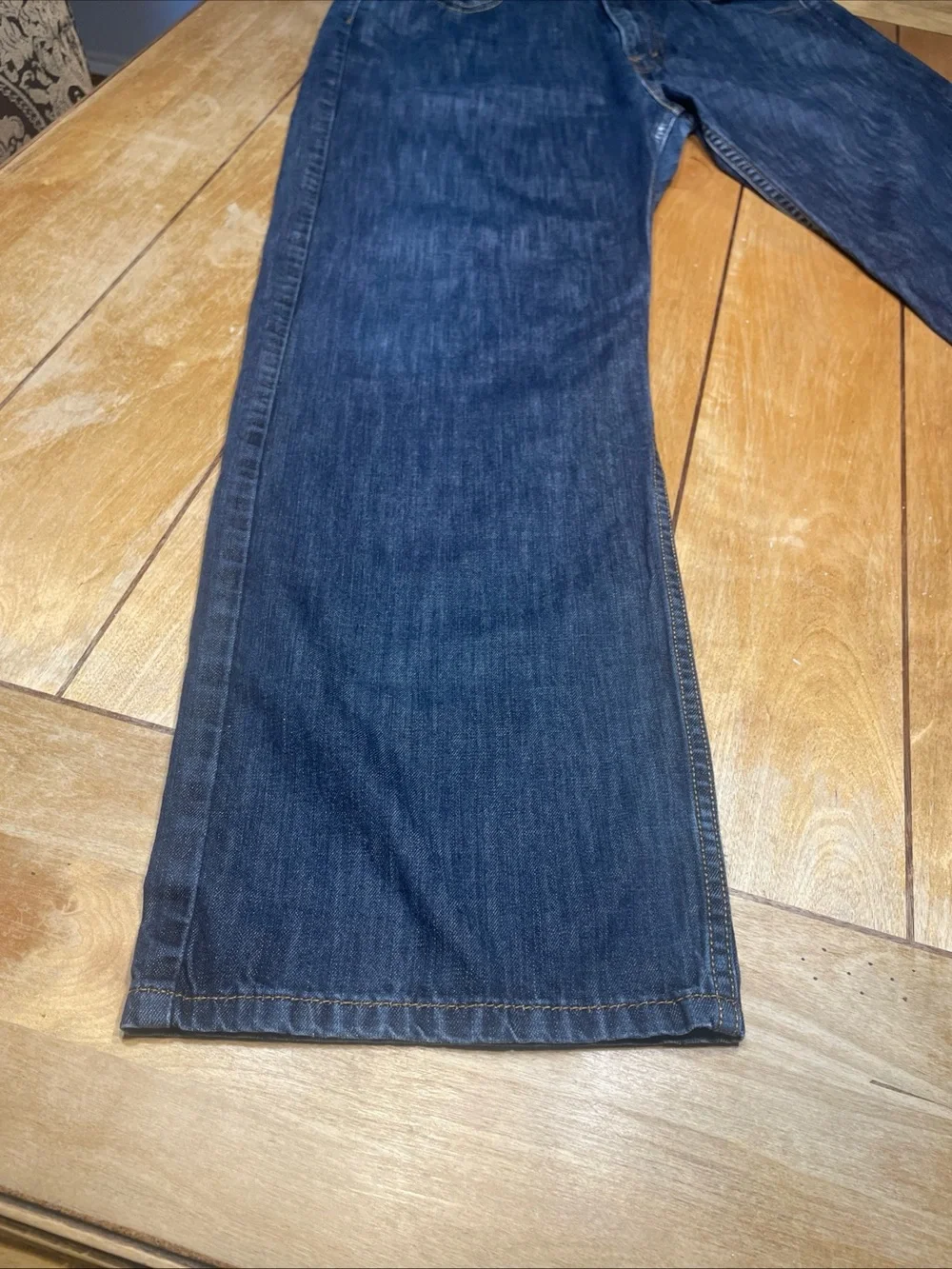 Levi's 569 Dark Blue Straight-Leg Loose Fit Jeans Size 36x32